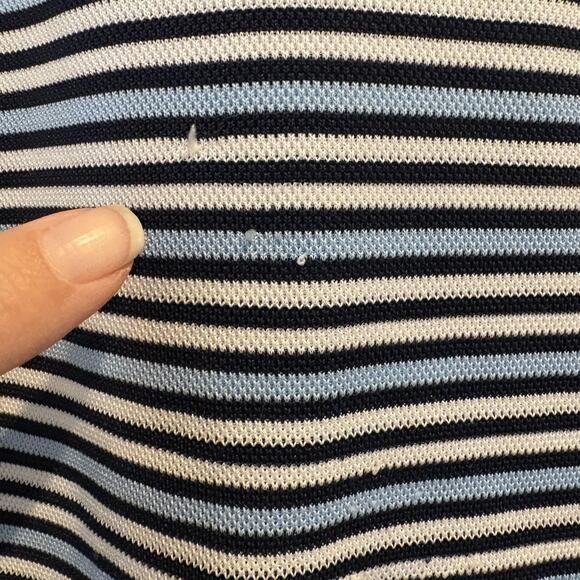 Nike Dri-FIT Polo Mens Large Navy Stripe Disney Cruise Line Golf BV0367-451 - Picture 13 of 15